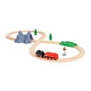 BRIO World Batterie-Dampflok Set